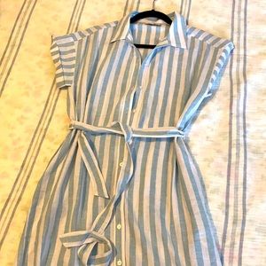 Size XS Loft outlet linen& viscose dress